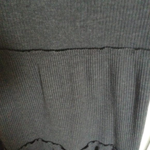 Dark gray midi dress - Picture 3 of 4
